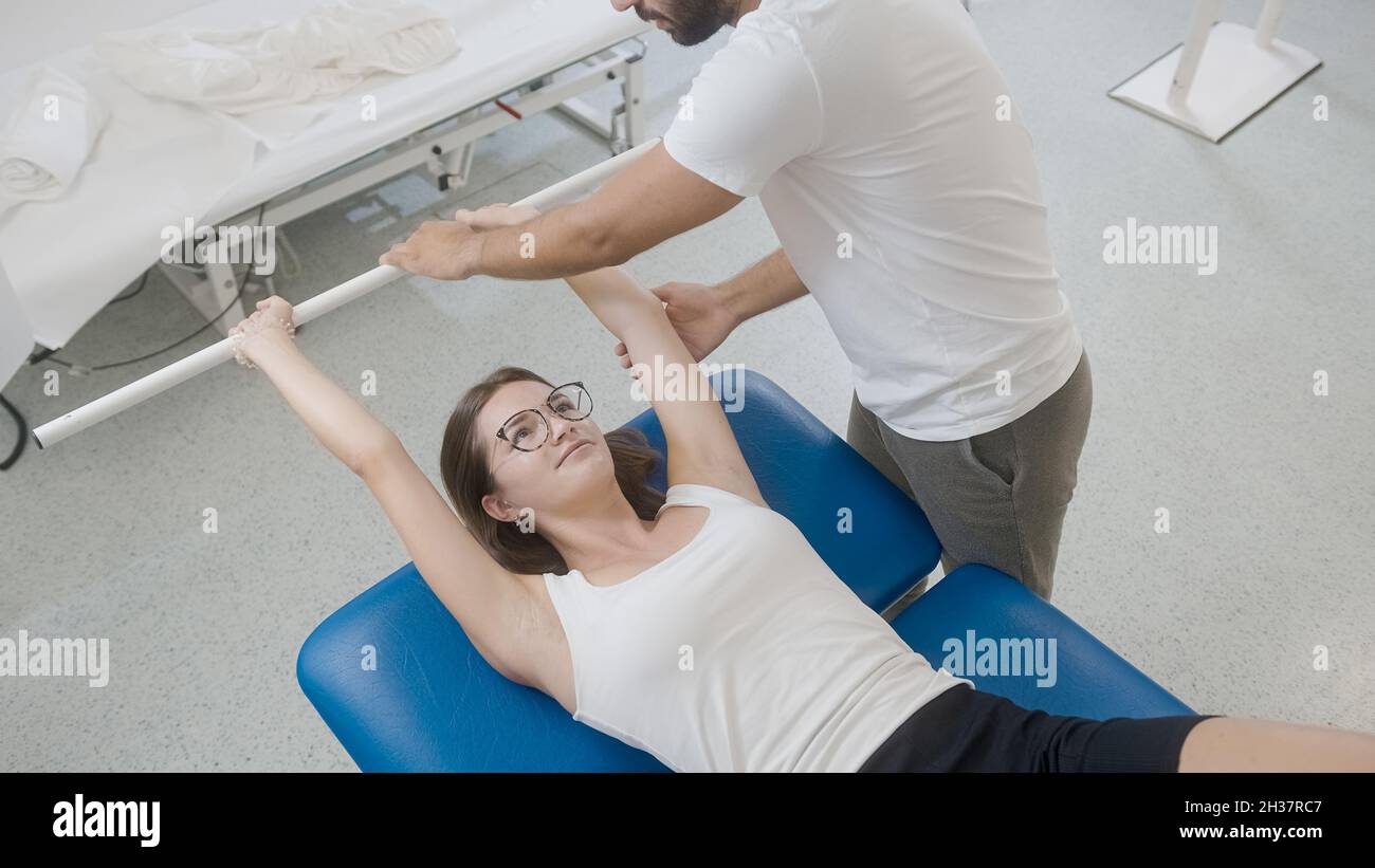 Patient supine position hi-res stock photography and images - Alamy