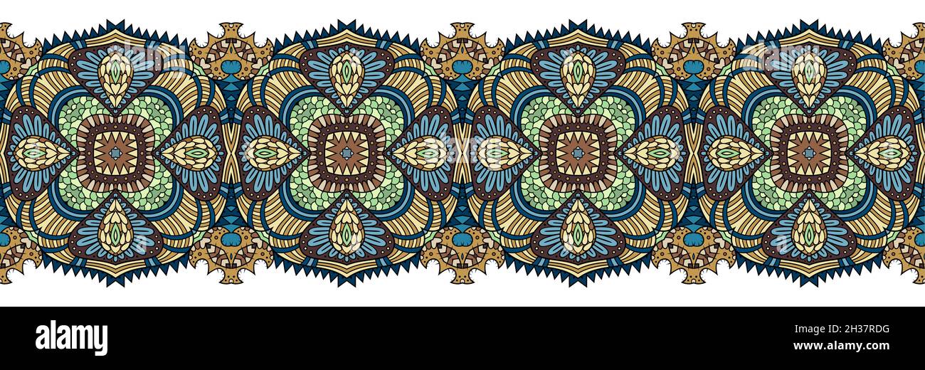 Vector abstract decorative ethnic ornamental illustration Stock Vector ...