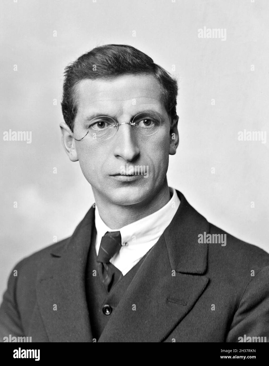 Éamon de Valera, a leader in the Irish independence movement and subsequently Taoiseach and President of Ireland. Photo c.1918 Stock Photo