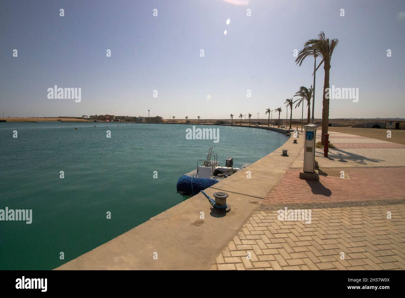 The Red Sea Holiday Resort Of Port Ghalib In Egypt Stock Photo - Alamy