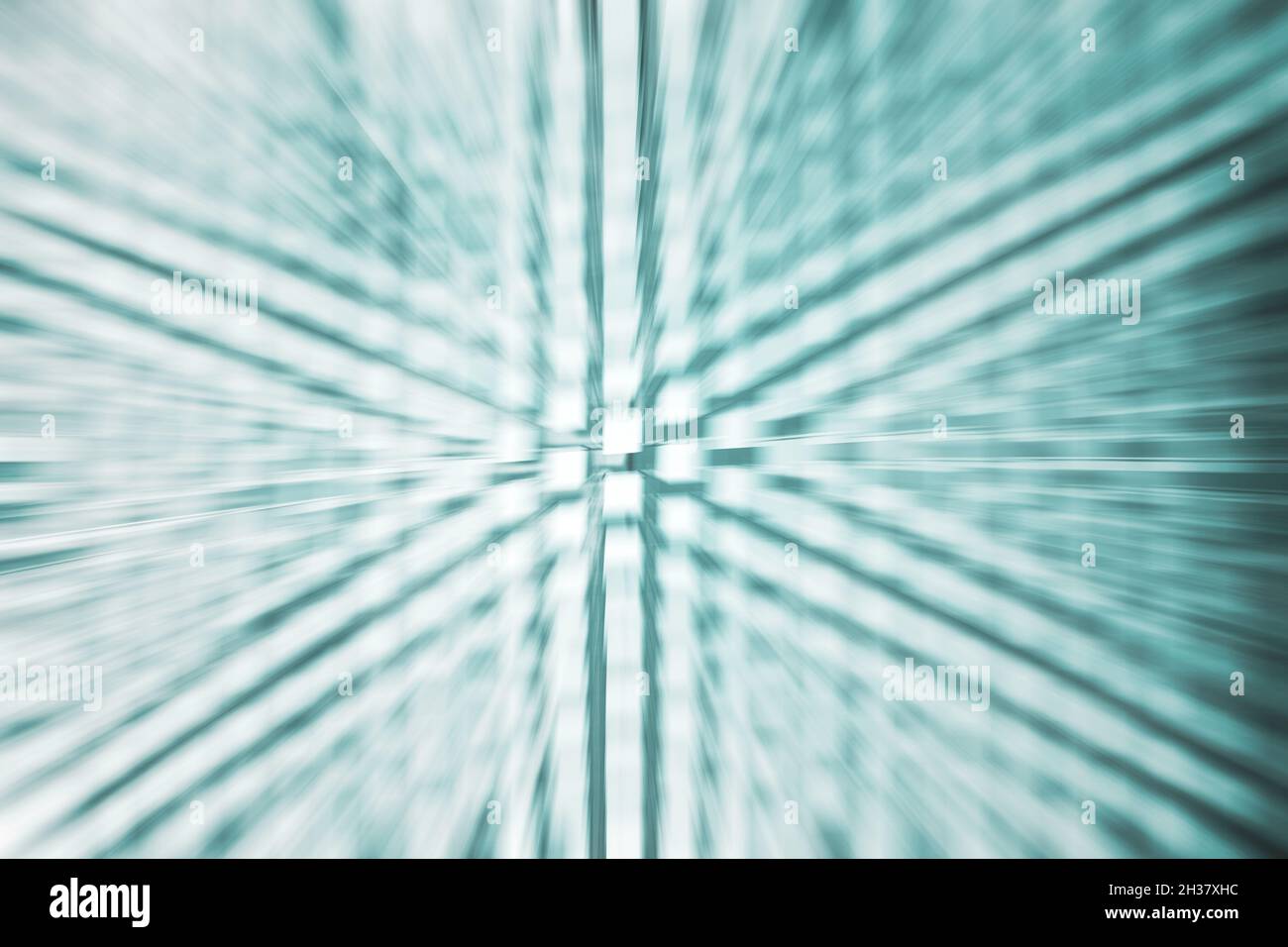 Abstract motion blurred zoomed futuristic background. Stock Photo