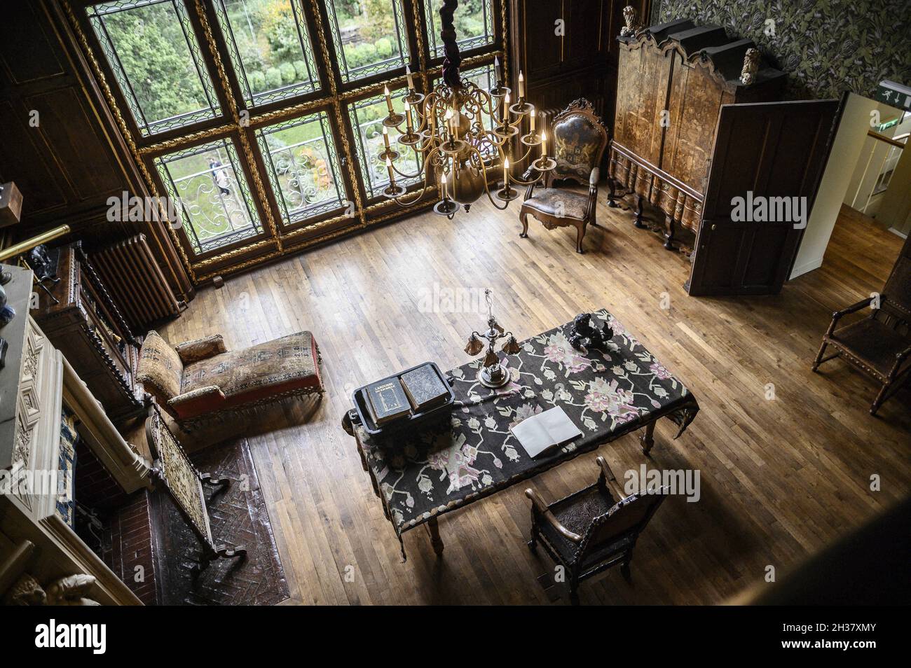 Ilustration Emile Zola house in Medan, near Paris, on October 26, 2021