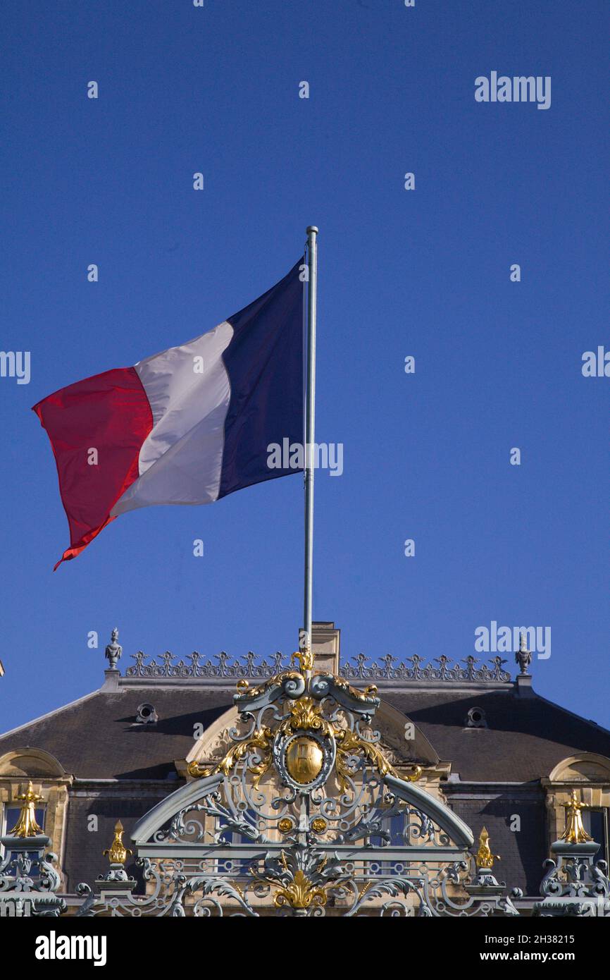 France, Bretagne, Rennes, Préfecture, French flag Stock Photo - Alamy