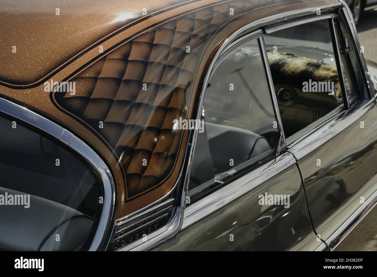 Custom car on display at the 2021 Endless Summer Cruisin in Ocean City