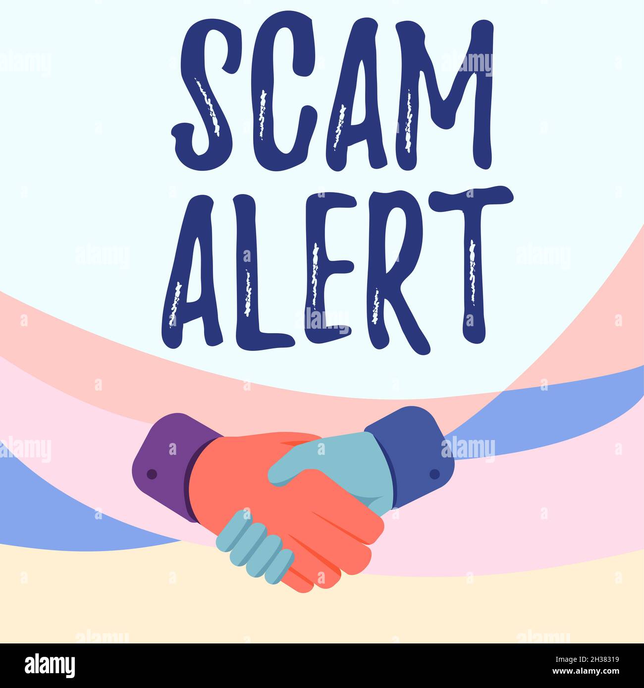 Text caption presenting Scam Alert. Word for unsolicited email that ...