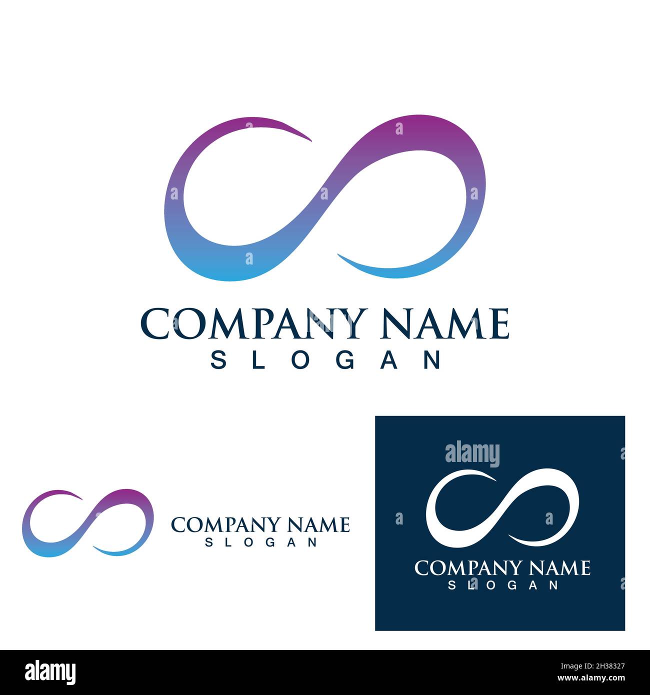 Infinity Design Vector icon illustration Logo template design Stock ...