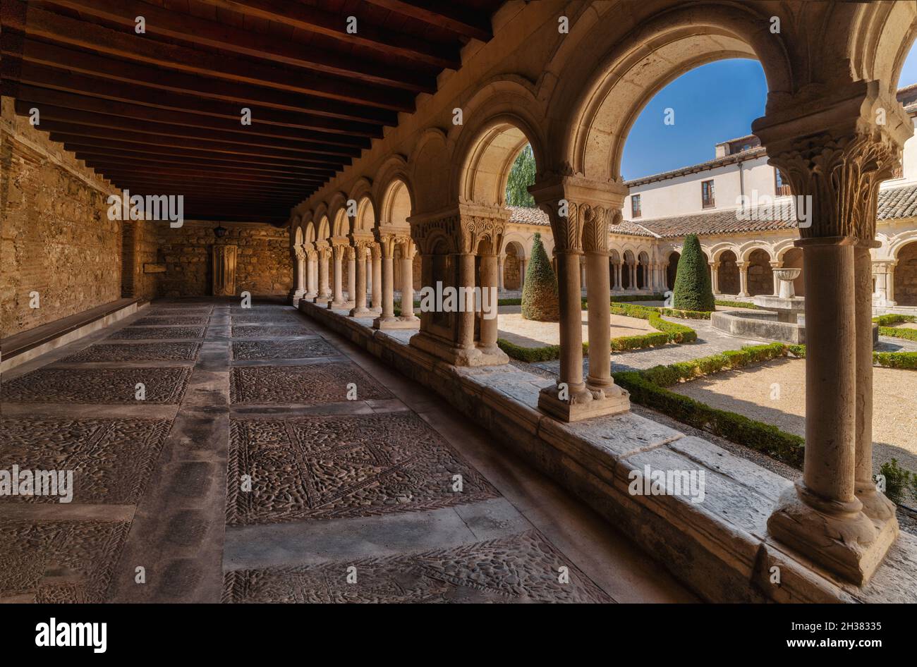 Monastery of Santa Maria la Real de las Huelgas, Burgos, Spain Stock Photo