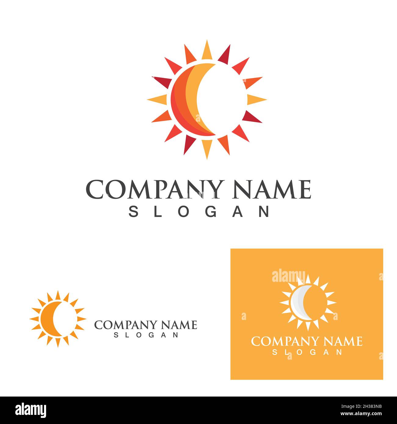 Sun Vector illustration Icon Logo Template design Stock Vector Image ...