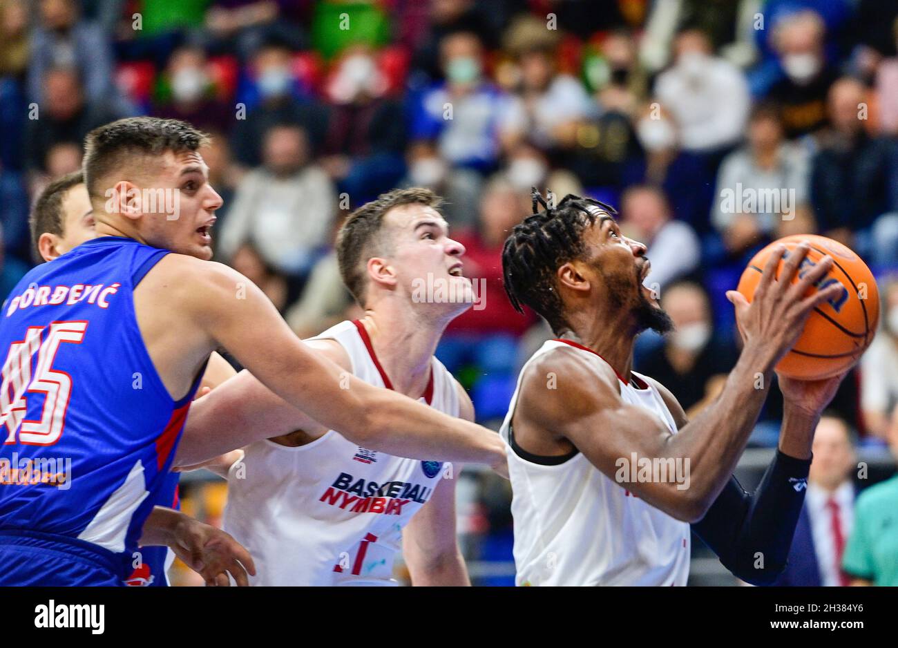 Prague, Czech Republic. 26th Oct, 2021. (L-R) Stefan Djordjevic of ...