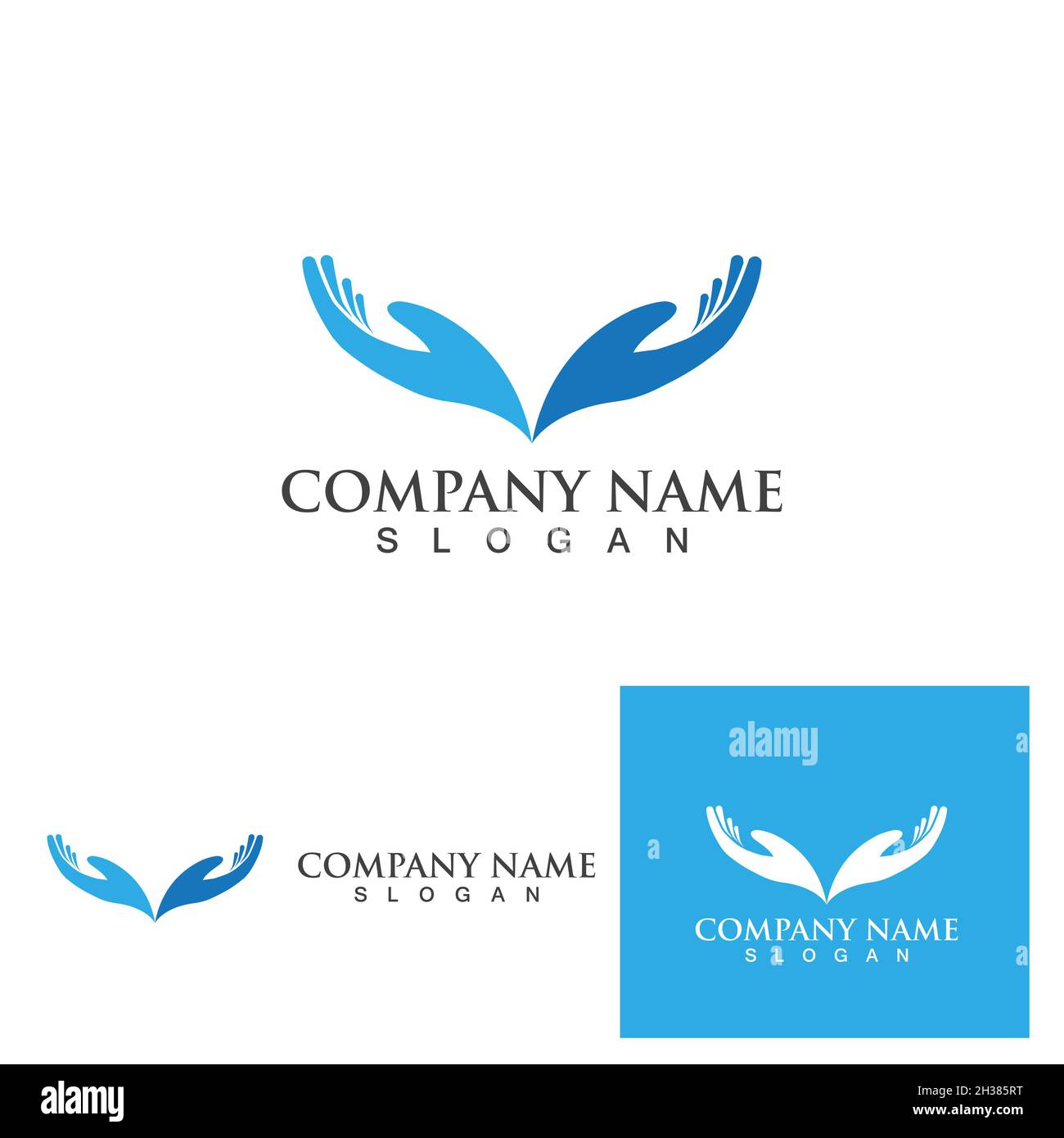 Hand care logo vector eps10 Stock Vector Image & Art - Alamy