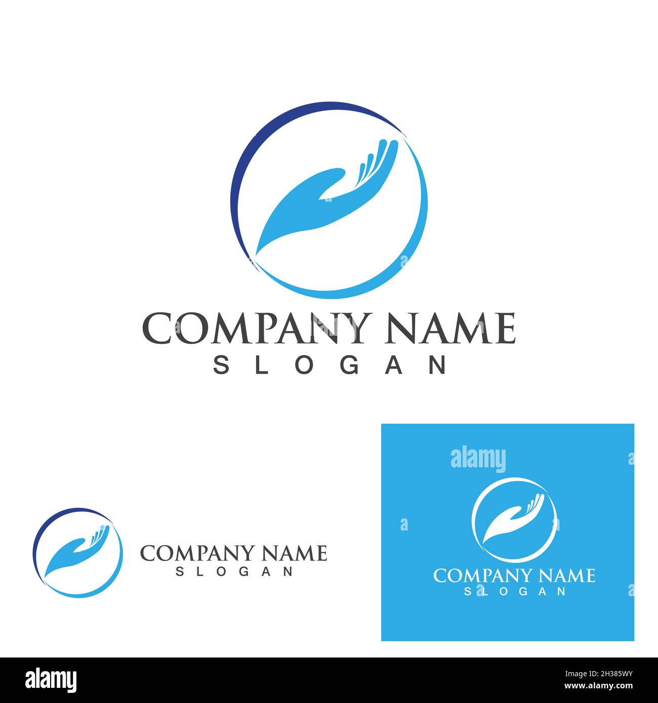 Hand care logo vector eps10 Stock Vector Image & Art - Alamy