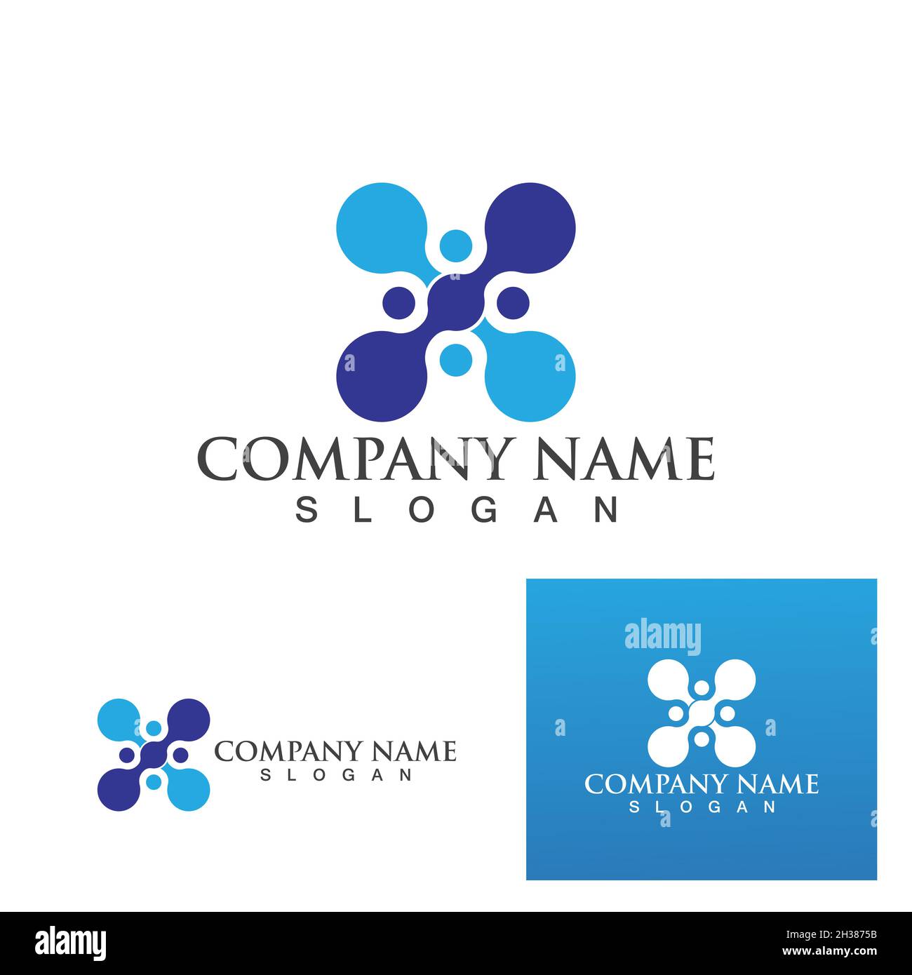 Molecule symbol logo template vector illustration design Stock Vector ...