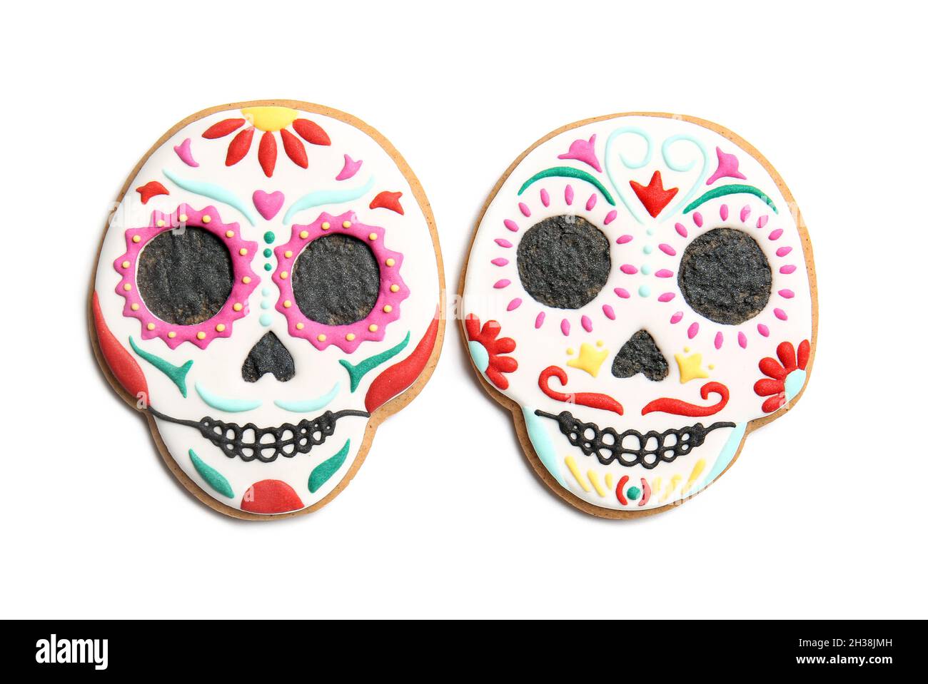 Skull shaped cookies for Mexico's Day of the Dead (El Dia de Muertos ...