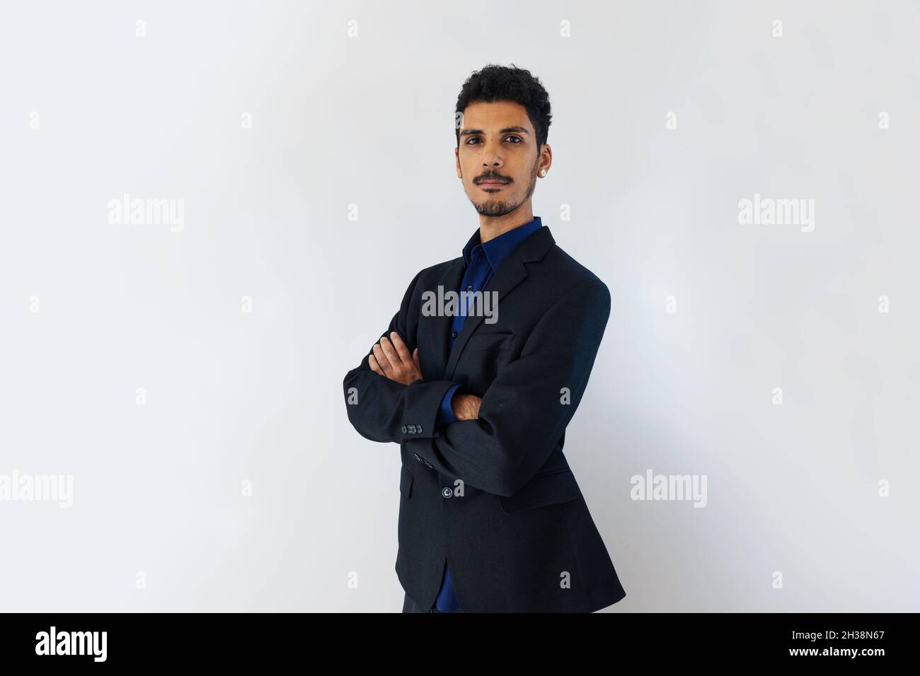 Business young man in a Suit isolated on white blackground. Handsome ...