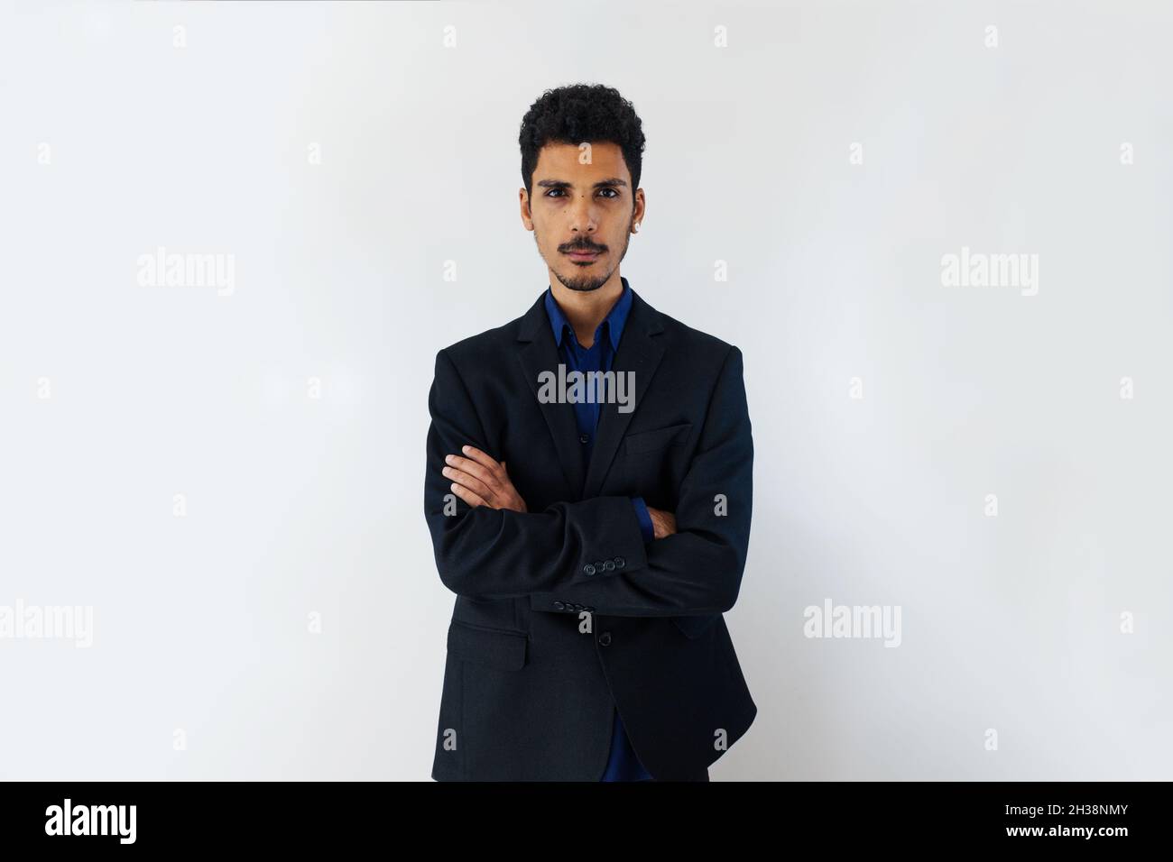 Business young man in a Suit isolated on white blackground. Handsome ...
