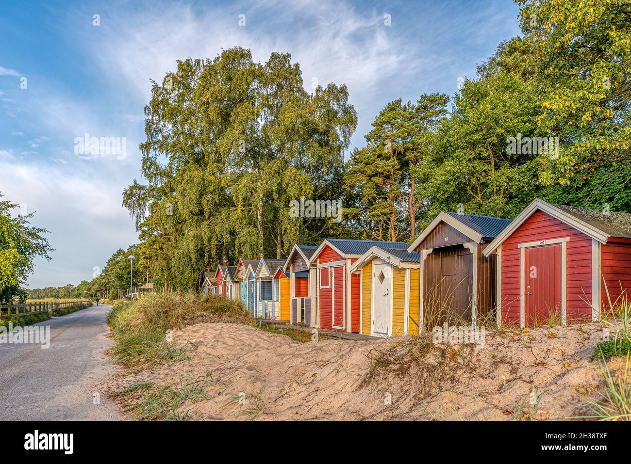 Ystad sweden beach hut hi-res stock photography and images - Alamy