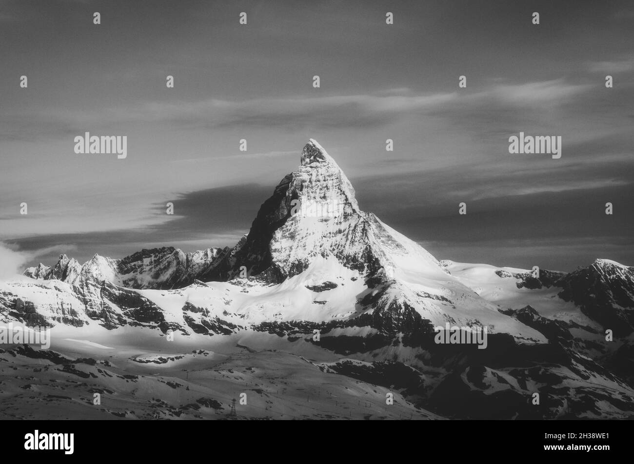 Switzerland Matterhorn mountain Stock Photo