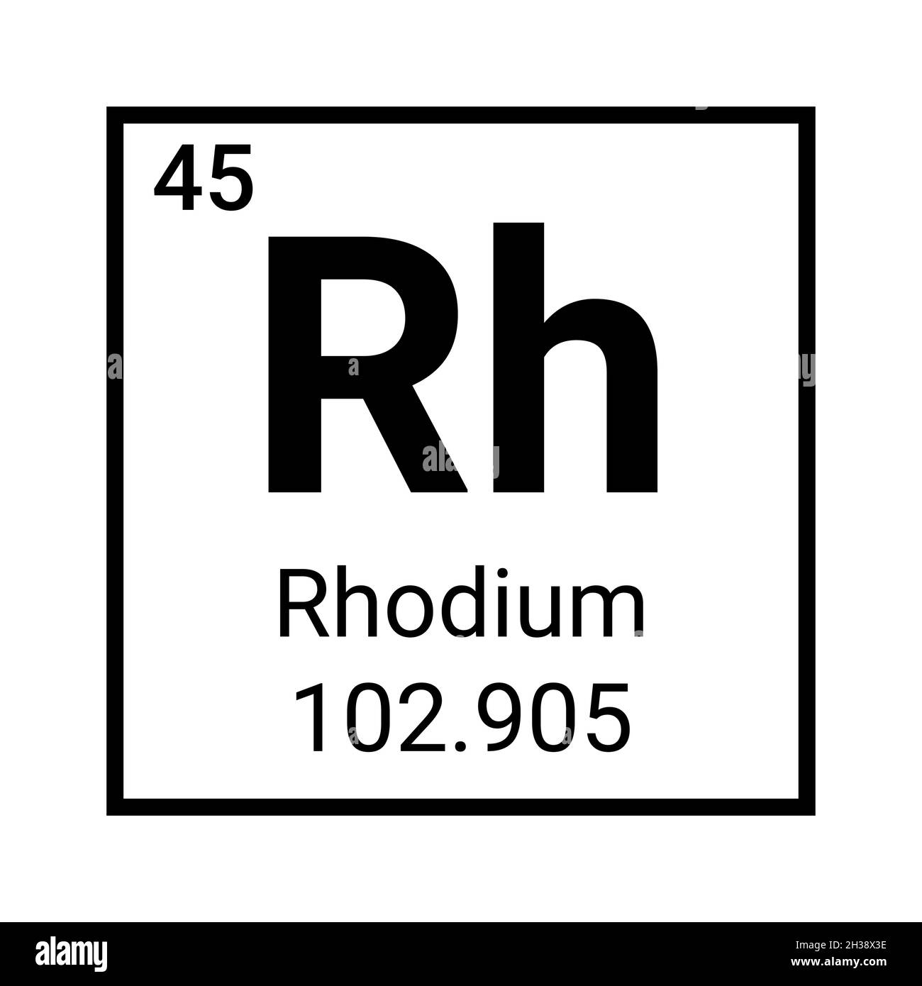 Rhodium Stock Vector Images - Alamy