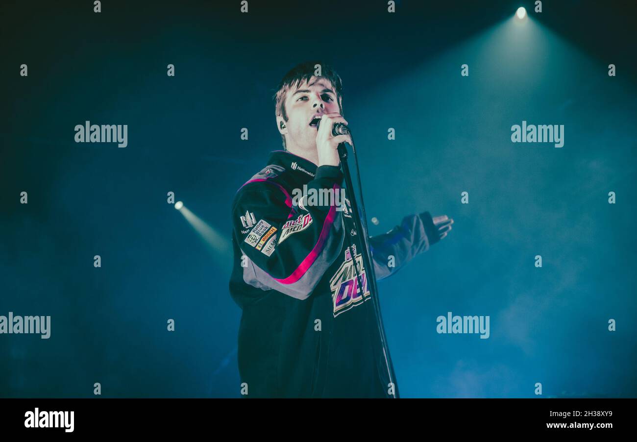 Fontaines DC at the O2 Academy, Bournemouth, UK. 26 October 2021.Credit: Charlie Raven/Alamy Live News Stock Photo