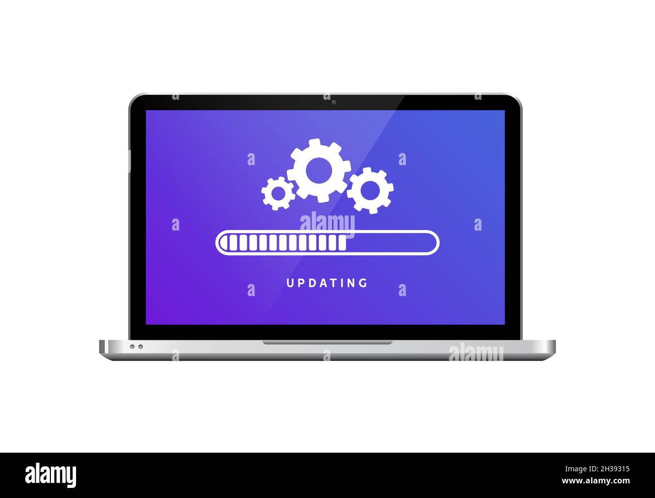 Software update laptop computer upgrade. Load software update system  concept hardware Stock Vector Image & Art - Alamy