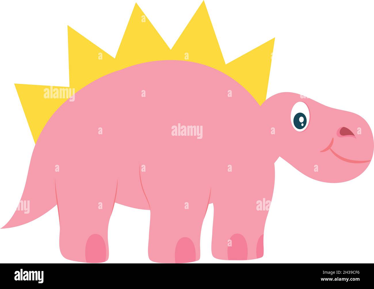 stegosaurus dinosaur icon on white background Stock Vector Image & Art ...
