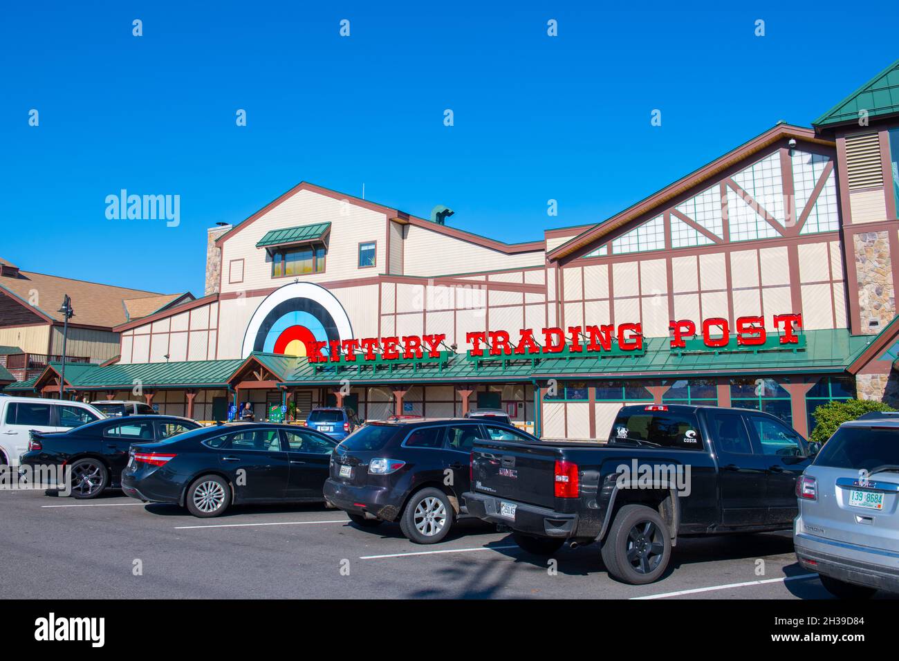 Kittery Trading Post on 301 US Route 1 in town of Kittery, Maine ME, USA. Stock Photo