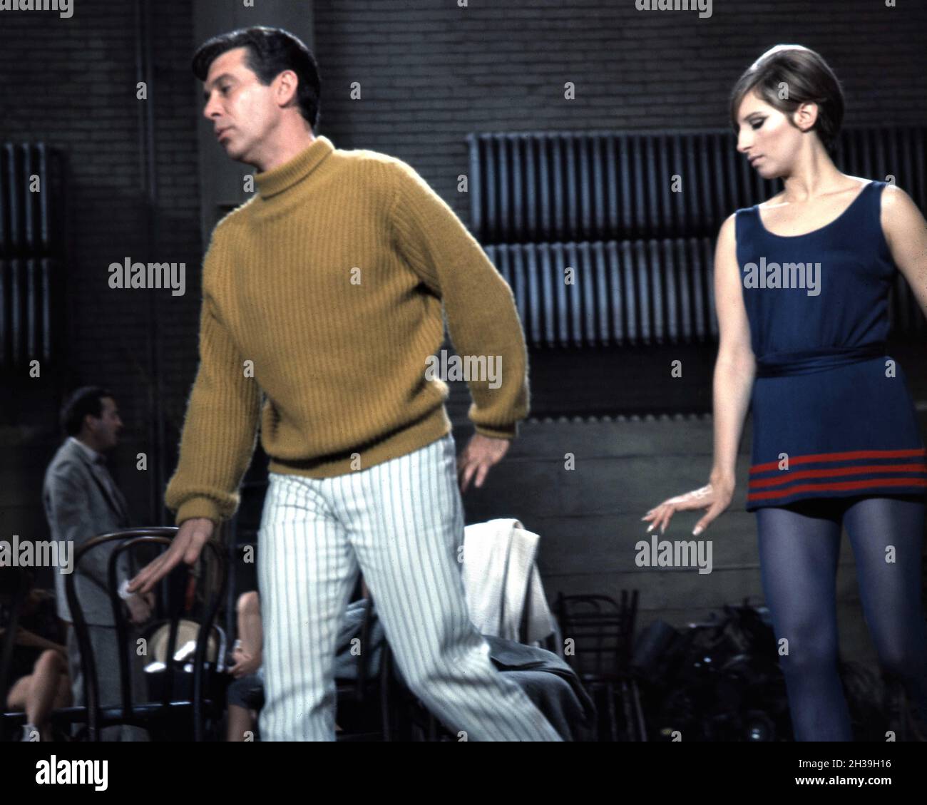 BARBRA STREISAND as Fanny Brice and LEE ALLEN as Eddie Ryan in FUNNY