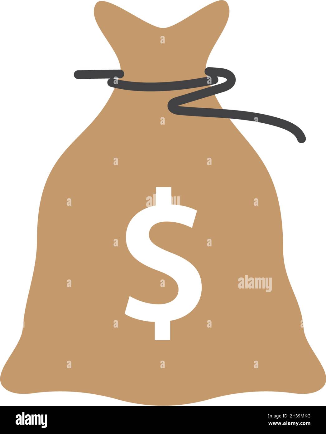 Money bag Logo icon vector template Stock Vector