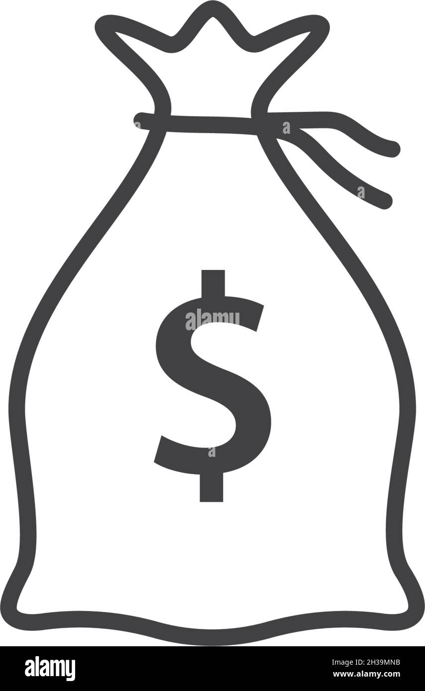 Money bag Logo icon vector template Stock Vector Image & Art Alamy