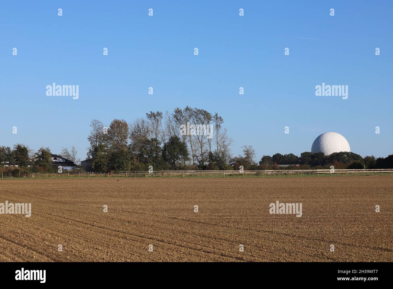 The balloon of Wachtberg in Germany Stock Photo