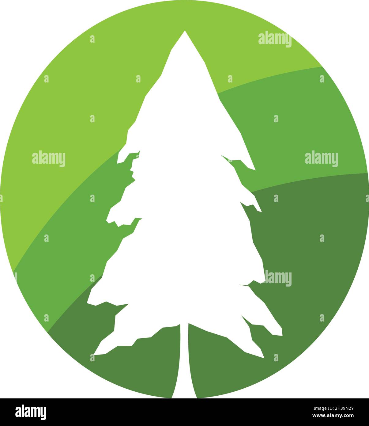 Pine tree logo ilustration vector design Stock Vector Image & Art - Alamy