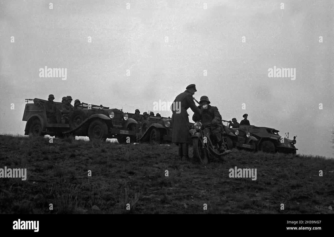 Wehrmacht dispatch rider Black and White Stock Photos & Images - Alamy