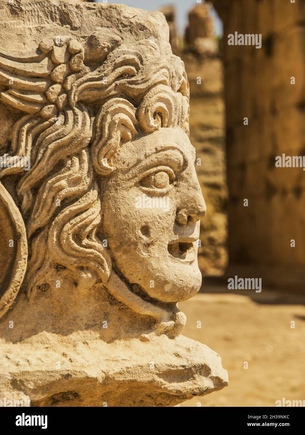 Ruins of the ancient city of Myra, Demre, Turkey Stock Photo