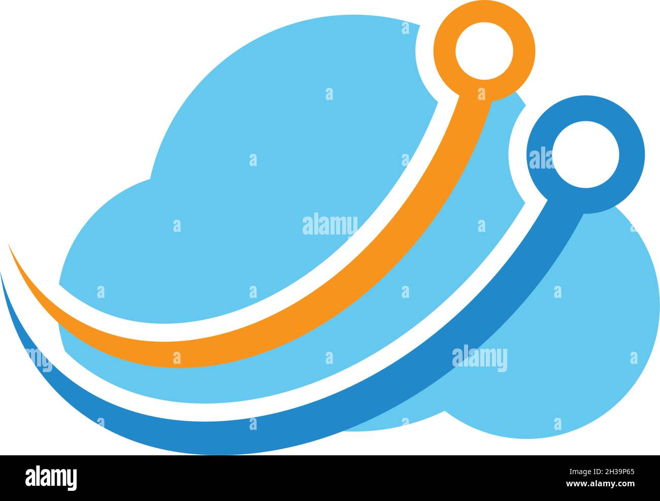 cloud technology logo vector template design Stock Vector Image & Art ...