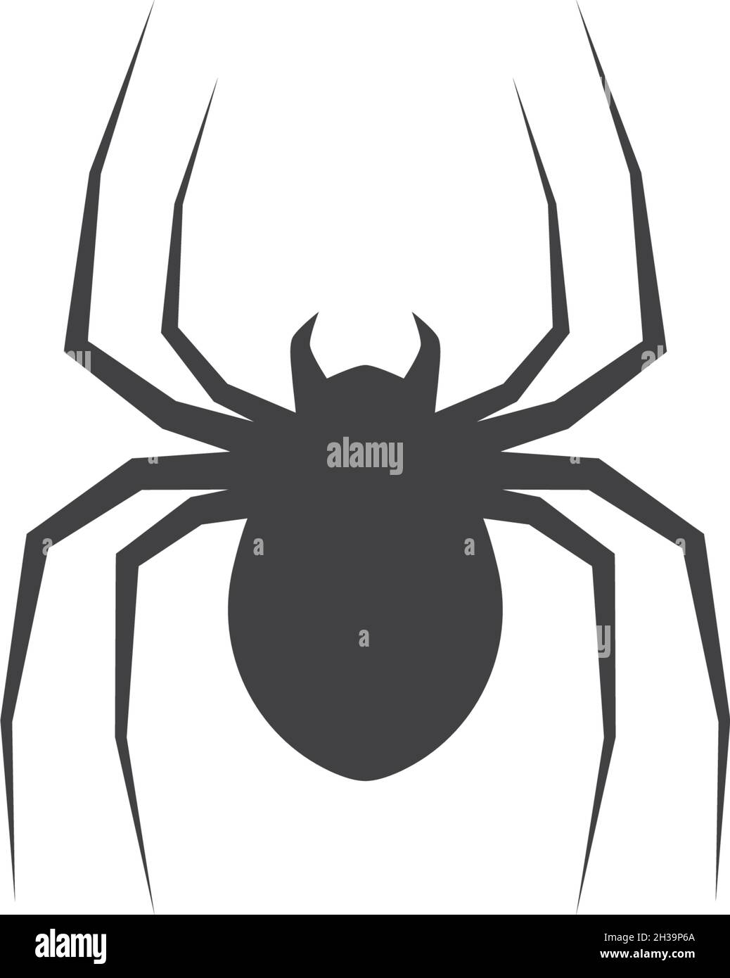 spider ilustration logo vector template Stock Vector