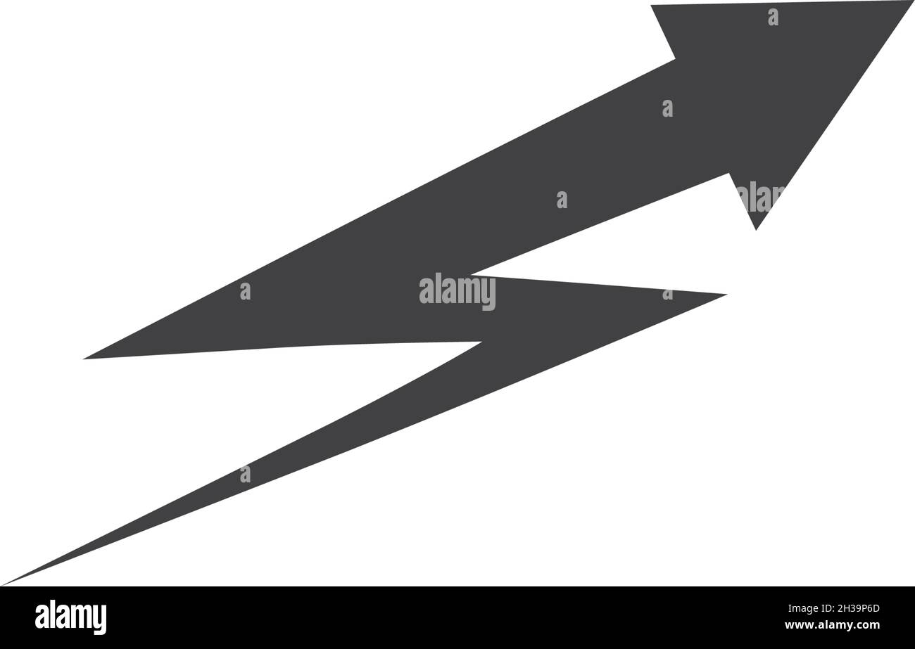 Arrow icon vector illustration flat design Stock Vector Image & Art - Alamy