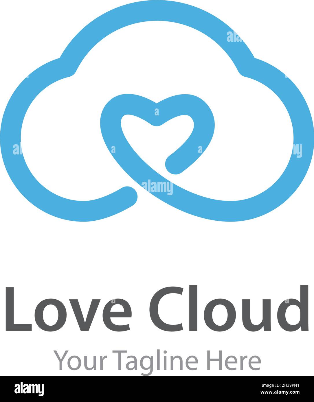 cloud technology logo vector template design Stock Vector Image & Art ...
