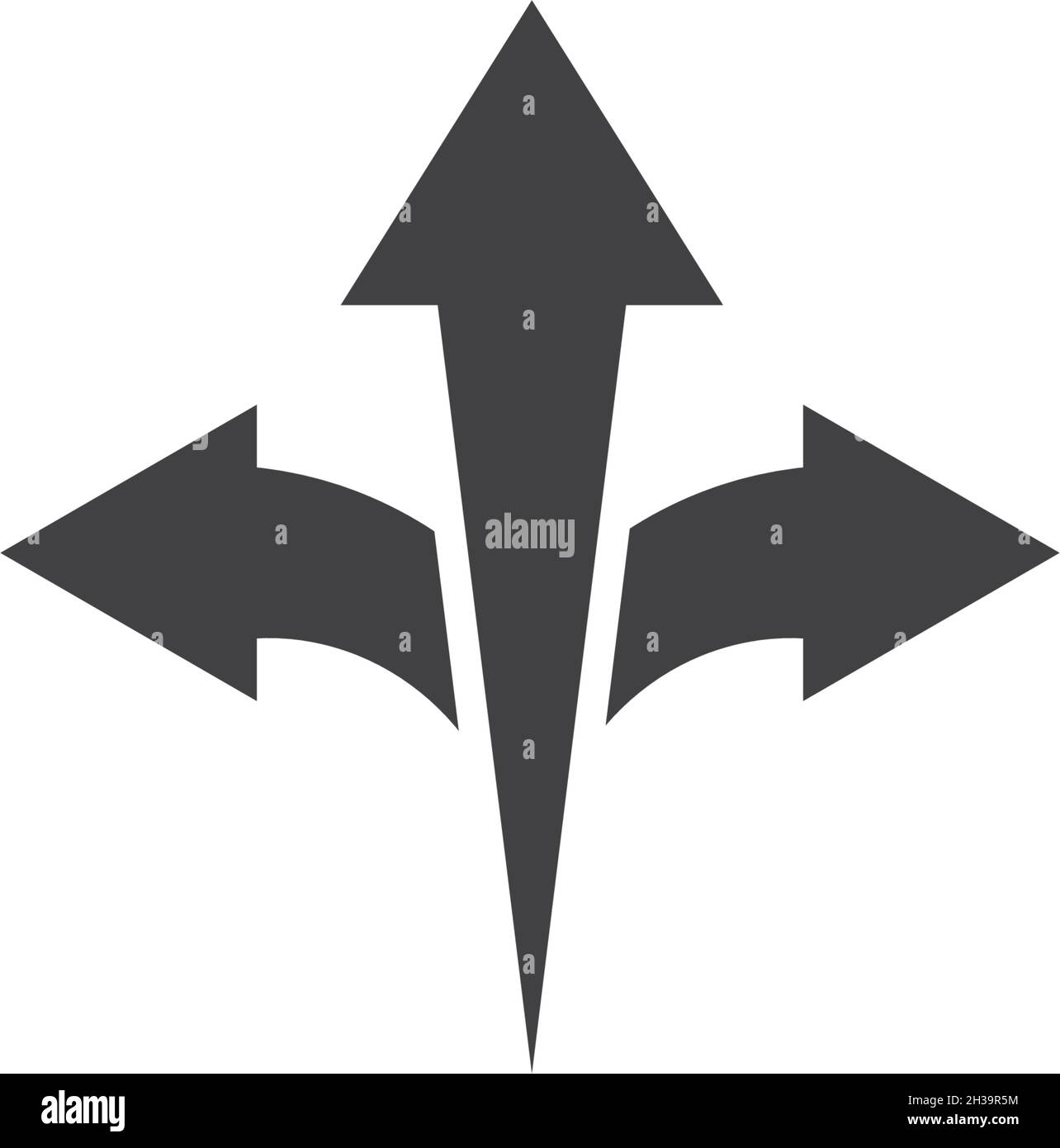 Arrow icon vector illustration flat design Stock Vector Image & Art - Alamy