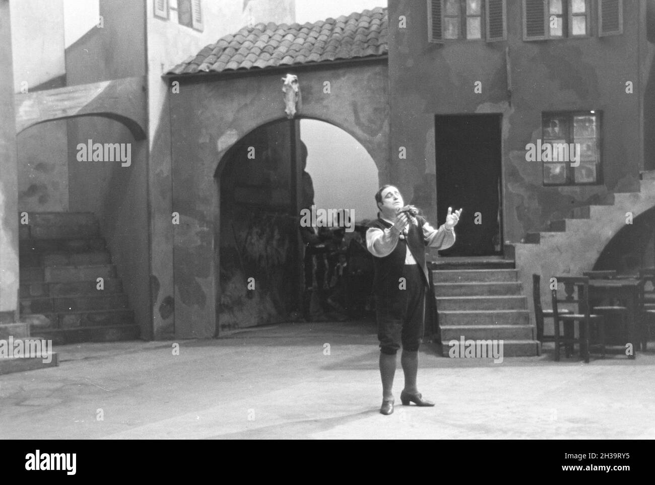 Aufführung im Opernhaus in Rom; Italien 1940er Jahre. Performance in