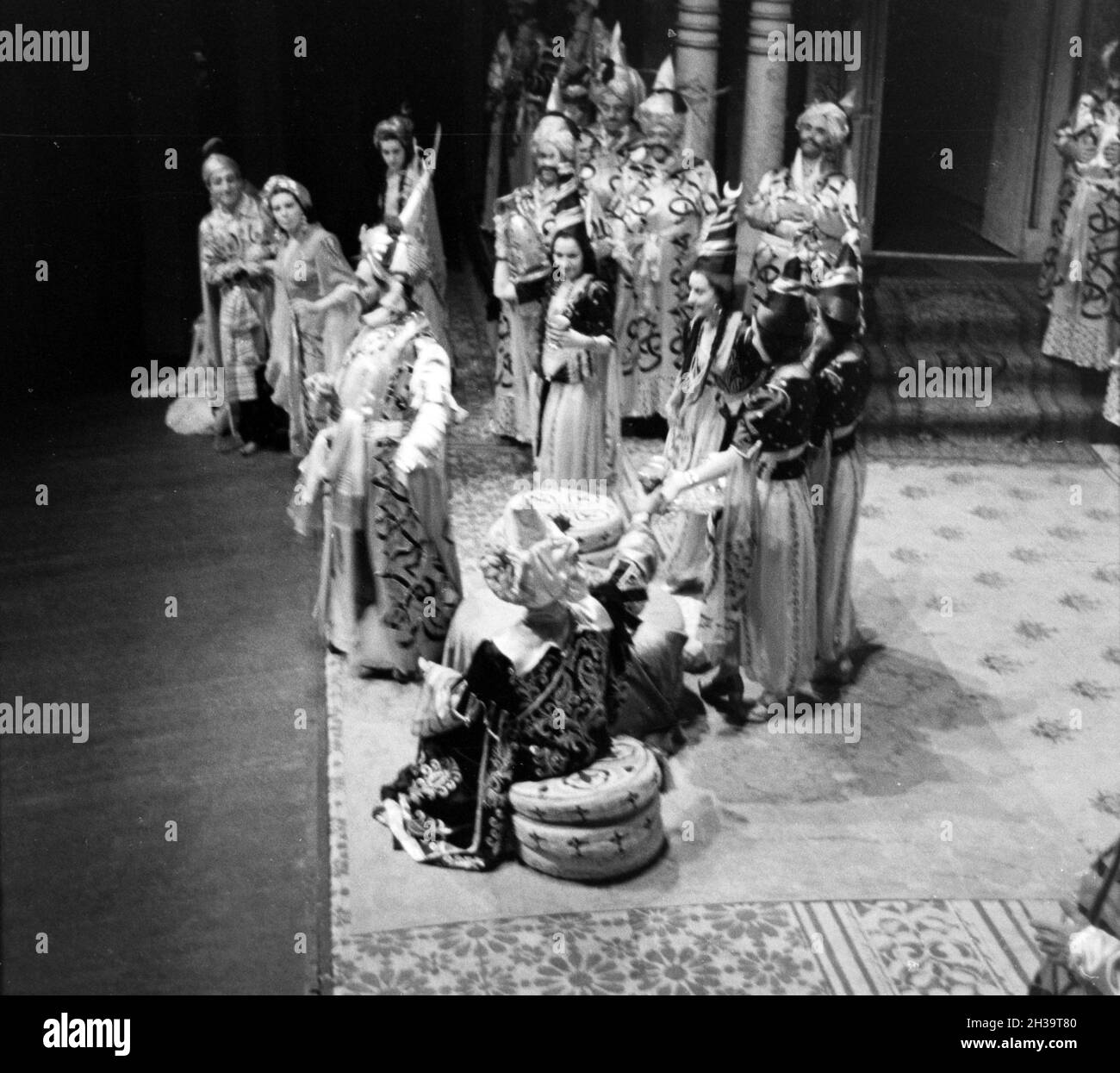 Aufführung im Opernhaus in Rom; Italien 1940er Jahre. Performance in