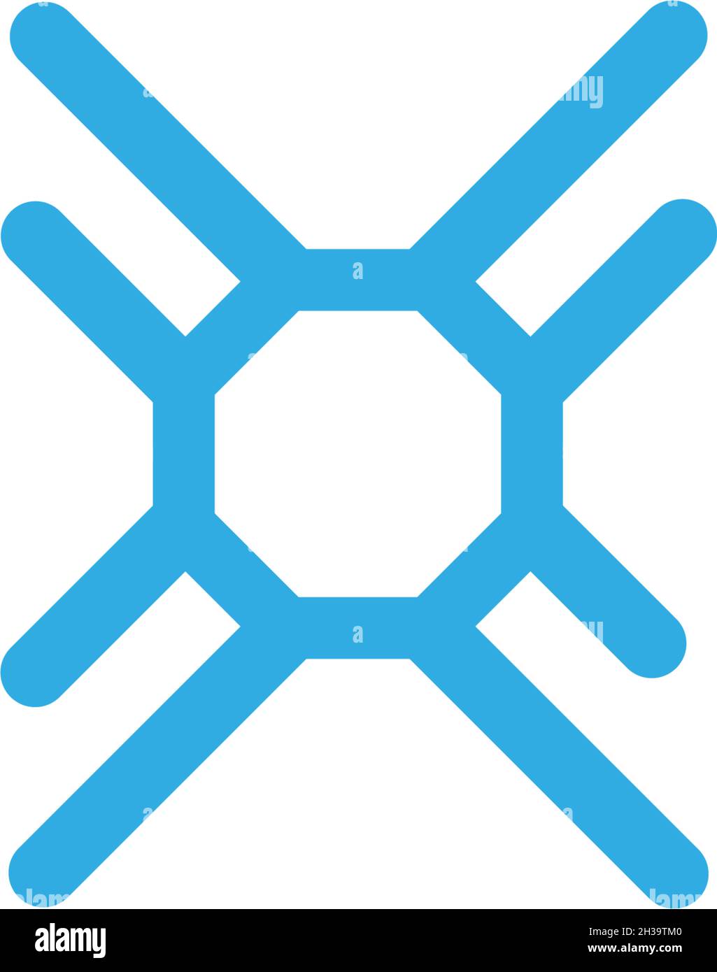 Snowflakes Logo ilustration vector Template Stock Vector