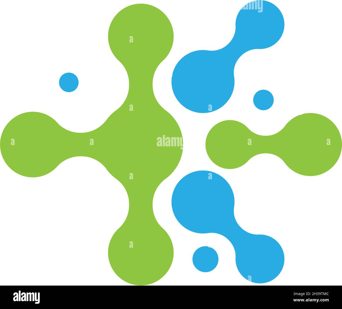 Molecule logo icon illustration vector template Stock Vector Image ...