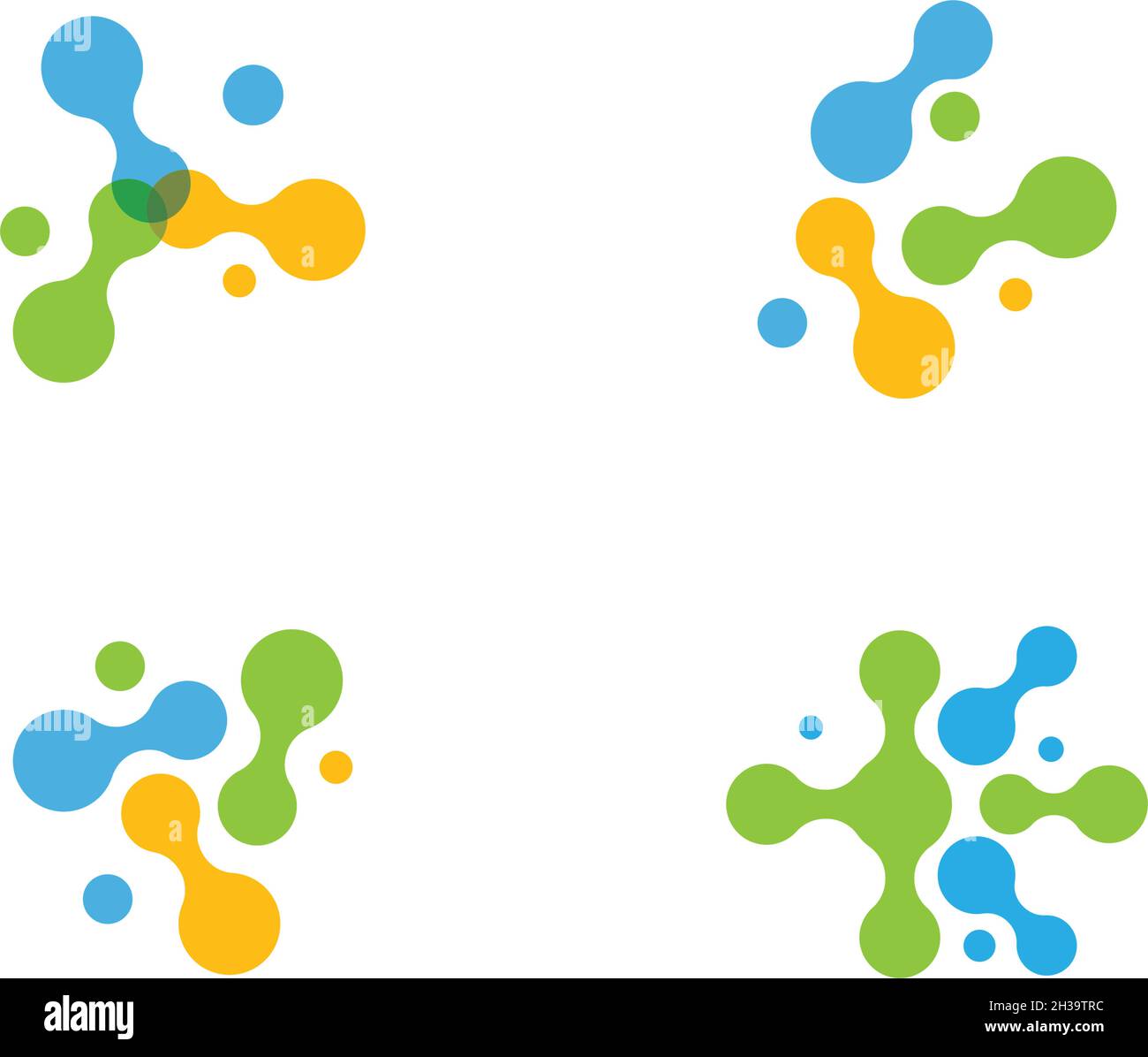Molecule logo icon illustration vector template Stock Vector Image ...