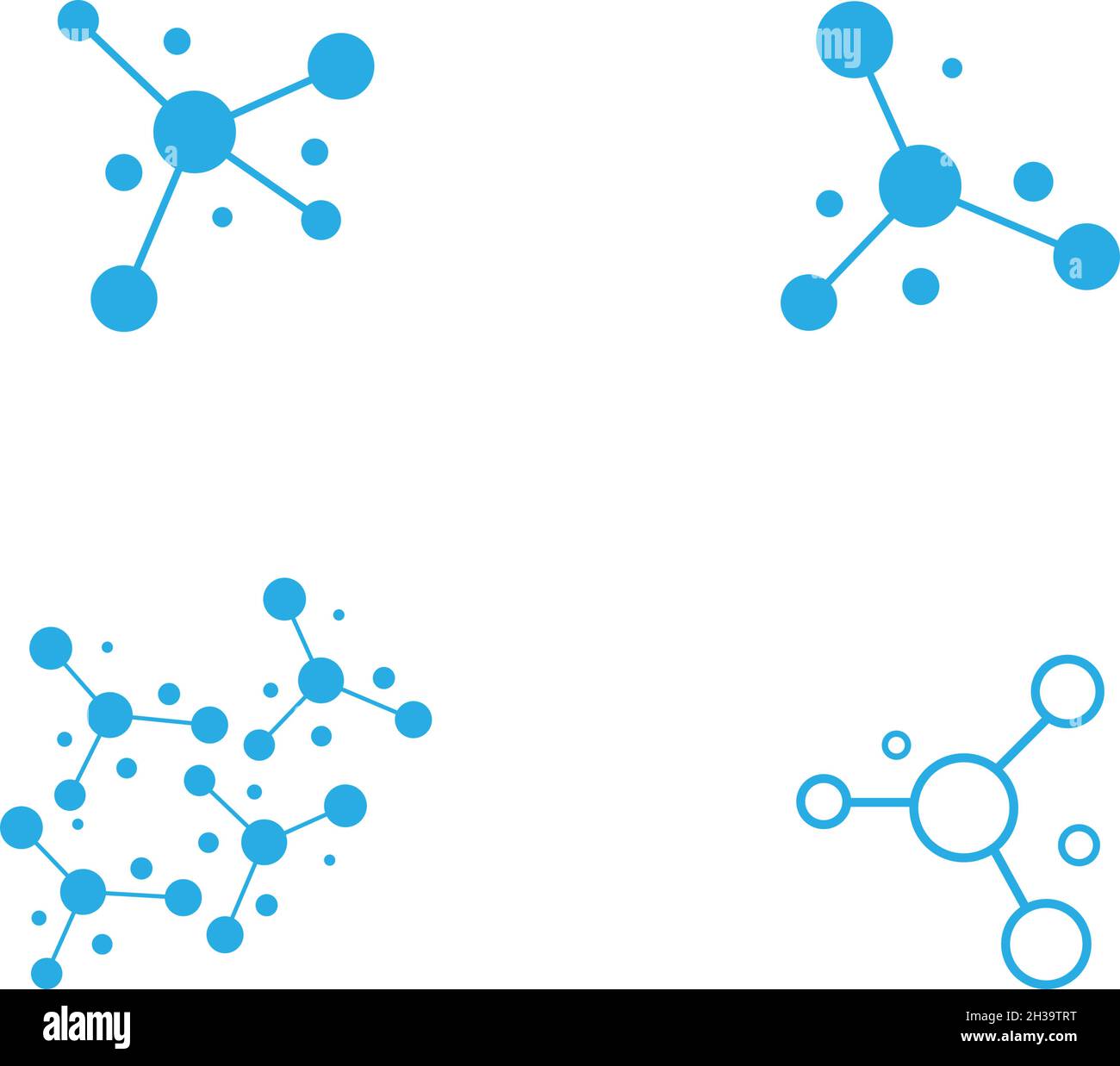 Molecule logo icon illustration vector template Stock Vector Image ...