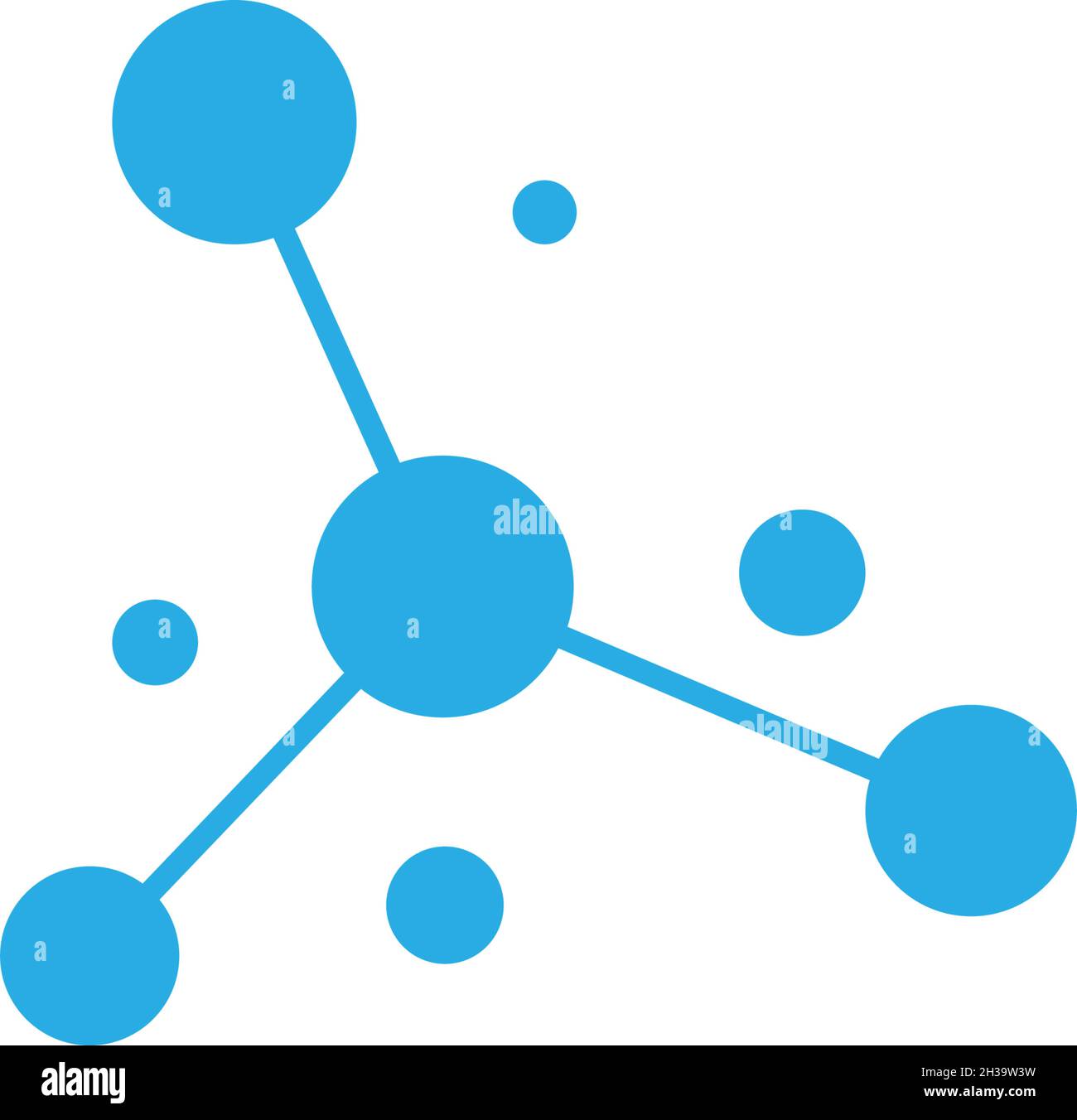 Molecule logo icon illustration vector template Stock Vector Image ...