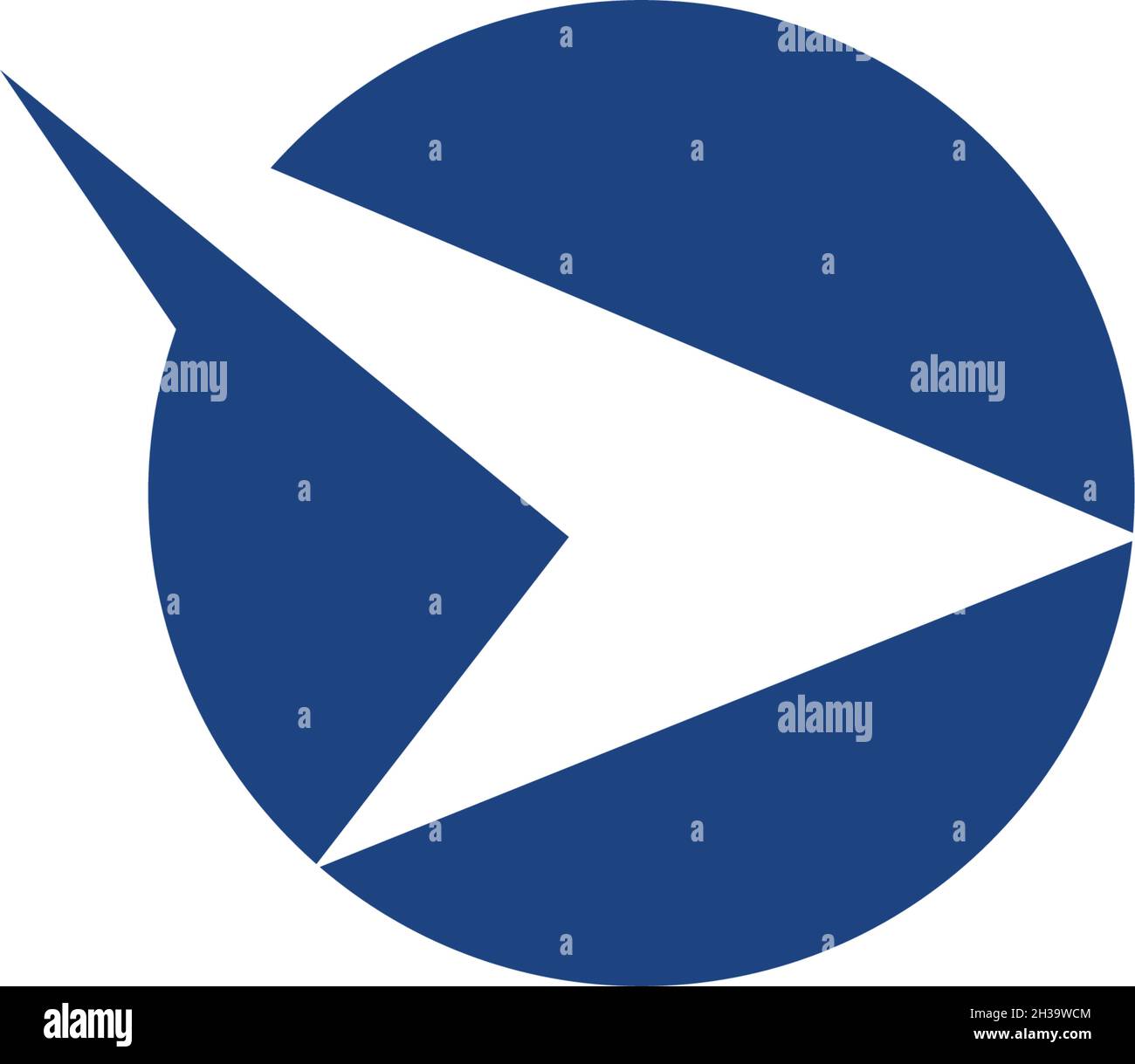 Arrow ilustration logo vector template Stock Vector