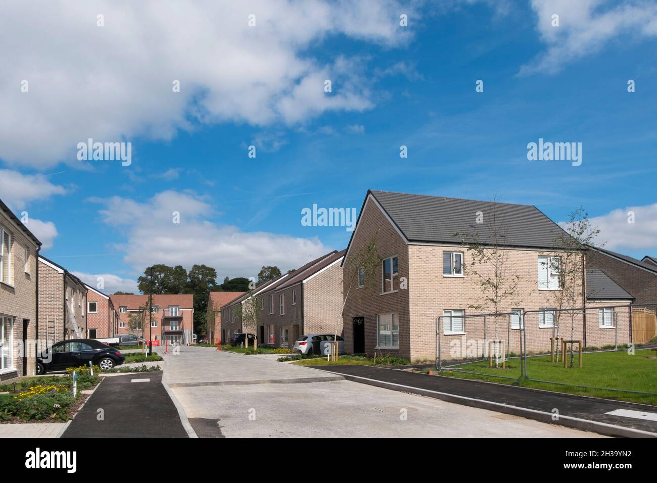 New houses in Joseph Lancaster Lane, the new development in north