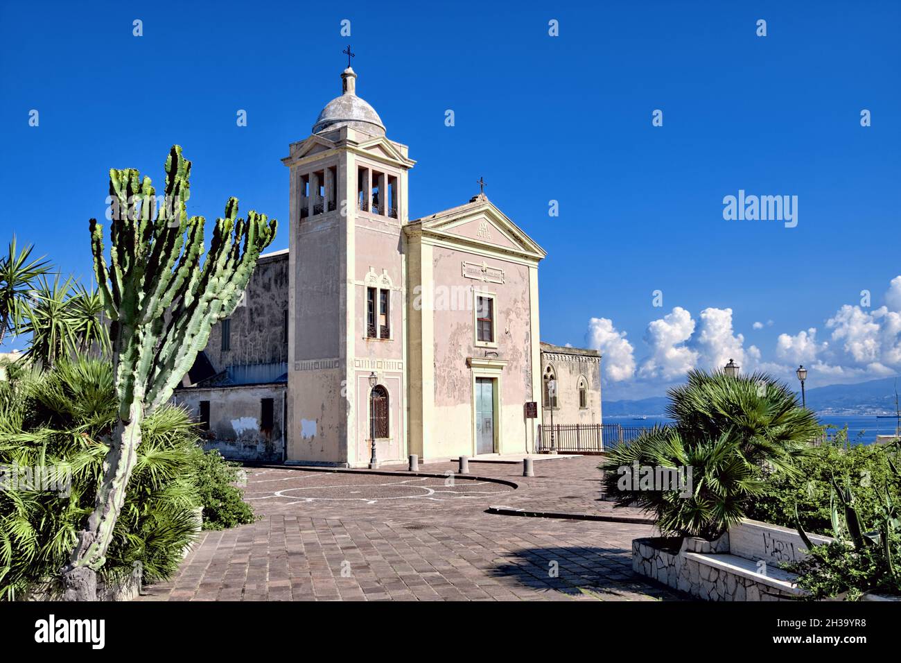 religion and architecture in Sicily church of 'Immacolata Concezione' of Milazzo town Stock Photo