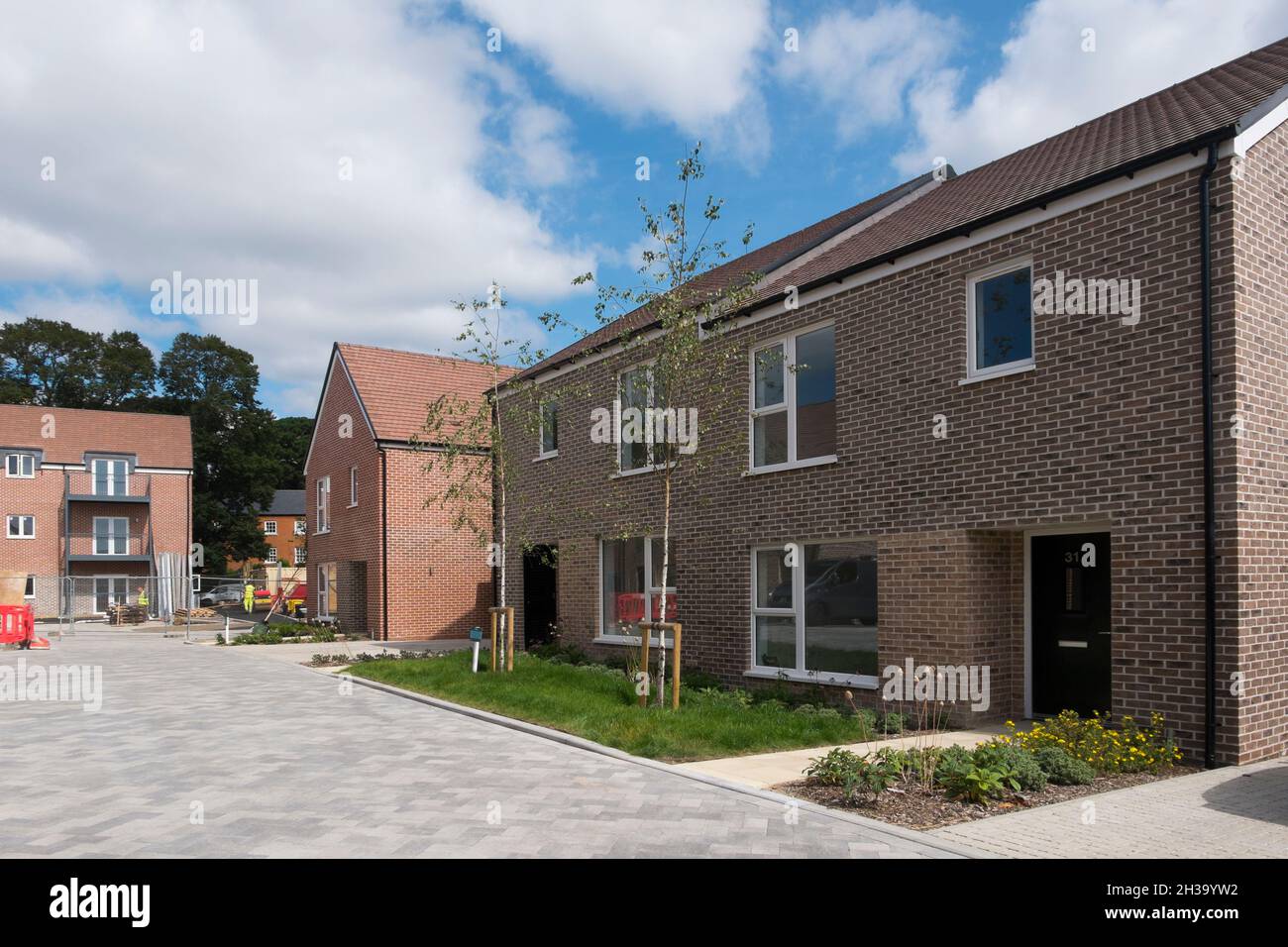 New houses in Joseph Lancaster Lane, the new development in north