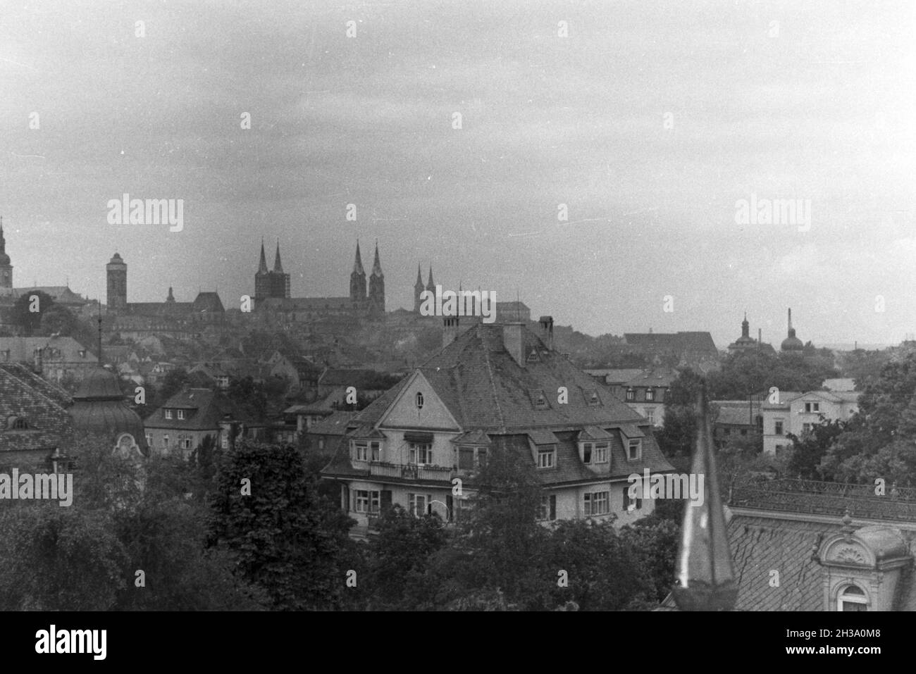 Stadtansicht von Bamberg, Deutschland 1930er Jahre. City view of